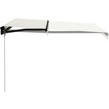  Tenda na ručno uvlačenje s LED svjetlima 300 x 250 cm krem | shoptok.hr