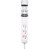 Retlux Produžni kabl sa stezaljkom za sto 3 utičnice Tip E + 2xUSB-A + 1xUSB-C 1,5 m bela | Eponuda.com