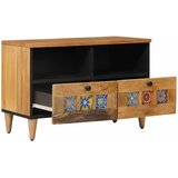 TV ormar s ladicama Prirodna 70 x 33 x 46 cm Čvrsto drvo manga | shoptok.hr