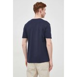 Hugo Bombažna kratka majica mornarsko modra barva | Shoptok.si