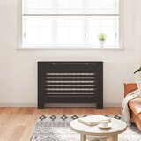  Pokrov za radijator crni 112 x 19 x 81,5 cm MDF | shoptok.hr