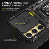SUNSKY Hybrid Armor ovitek za Samsung A35 / A55, Črn | Shoptok.si