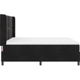  Krevet s opruga kutije s LED trakama Crna 180 x 200 cm Baršun | shoptok.hr