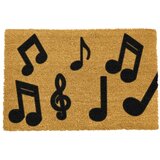 Artsy Doormats Predpražnik iz naravnih kokosovih vlaken Music Notes, 40 x 60 cm | Shoptok.si