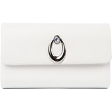 Shelvt White clutch bag with silver elements | shoptok.hr