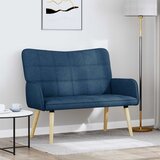  Kauč za dvoje Plava 115 x 61 x 87 cm tkanina | shoptok.hr