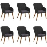  7-dijelni vrtni blagovaonski set s jastucima crni | shoptok.hr