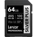 Lexar 64 GB SDXC Professional SILVER Plus 1066x UHS-I/U3/A2/4K R205/W100 (V30) | Eponuda.ba