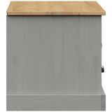 TV ormarić VIGO sivi 106 x 40 x 40 cm od masivne borovine | Eponuda.com