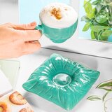  Kraljevska šalica s tanjurićem - tirkizna | shoptok.hr