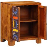 vidaXL Komoda Višebojna 50x35x60 puno drvo bagrem | shoptok.hr