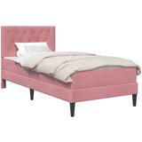  Okvir kreveta s madracem Ružičasta 80 x 200 cm Baršun | shoptok.hr