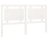  Uzglavlje za krevet bijelo 165,5x4x100 cm od masivne borovine | shoptok.hr