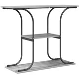  Konzolna stolica s policom Siva Sonoma 101 x 35 x 80,5 cm | Eponuda.ba