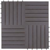  Pločice za decking 10 pcs Sivi 30 x 30 cm Acacijsko drvo | shoptok.hr