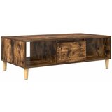 vidaXL Klubska miza Dimljeni hrast 103,5 x 60 x 35 cm Konstruiran les, (5000073426) Cene