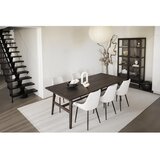 Rowico Temno rjava jedilna miza v hrastovem dekorju 100x220 cm Plainfield – | Shoptok.si