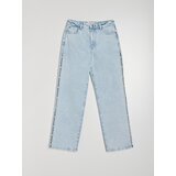 Sinsay Straight wide leg traperice srednjeg struka s umjetnim perlama | shoptok.hr