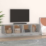  Zidni ormarići 2 kom boja siva betona 60x36 5x35 cm drveni | shoptok.hr