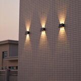  LED solarno zidno svetlo ALF LED/4W/1300 mAh 3000K IP54 crno | Eponuda.com