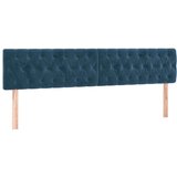  Box spring s madracem LED tamnoplavi 200x200 cm baršun | shoptok.hr