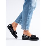 SHELOVET Lacquered moccasins on the platform | shoptok.hr