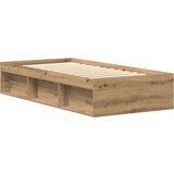 vidaXL Posteljni okvir brez vzmetnice artisian hrast 100x200 cm | Shoptok.si