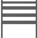  Posteljno vzglavje sivo 96x4x100 cm trdna borovina, (20645032) | Shoptok.si