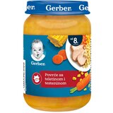 Gerber kašica povrće, teletina i rezanci 190g | ePonuda.com