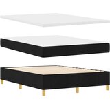 Krevet s opruga kutije s uzglavljem Crna 160 x 200 cm tkanina | shoptok.hr