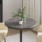 vidaXL Stolna ploča crna Ø 60 x 2,5 cm mramorna | shoptok.hr