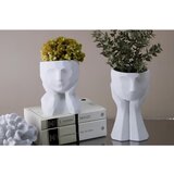 WALLXPERT CY0456 white decorative pot set (2 pieces) Cene