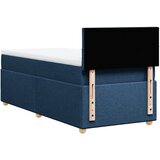  Krevet s oprugama i madracem plavi 80x200 cm od tkanine | shoptok.hr
