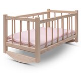 Baby Mix Drvena kolijevka za lutke s krevetninom | shoptok.hr