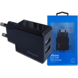 X Wave USB ZIDNI punjač za mobilne, tablete Dual 2xUSB 2,1A/1A, Crna | ePonuda.com