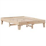 vidaXL Okvir kreveta bez madraca 150 x 200 cm od masivne borovine | shoptok.hr