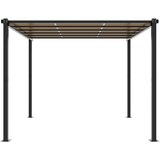  Vrtna sjenica antracit 3x3 m aluminij | shoptok.hr