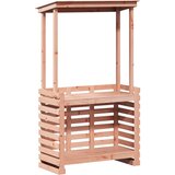 Vanjski barski stol s krovom 112,5 x 57 x 195,5 cm masivno drvo | shoptok.hr