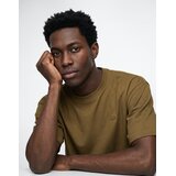 Lacoste T-shirt en jersey de coton épais loose fit Smeđa | shoptok.hr