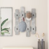 vidaXL Nadwyčajna obešalnik za plašče Betonsko siva 60 x 3 x 82 cm | Shoptok.si
