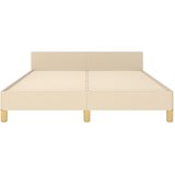  Okvir za krevet bez madraca krem 140 x 190 cm od tkanine | shoptok.hr