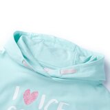  Dječja topla majica s kapuljačom svjetloplava boja vode 140 | Shoptok.si