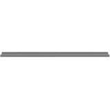  Zidne police 2 kom sive 100 x 9 x 3 cm | shoptok.hr
