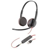 HP Poly Blackwire 3225 Stereo USB-A slušalke (Bulk) Žične Obruč za glavo Pisarna / klicni center USB Tip-A Črna | Shoptok.si