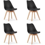 Brandless MARK Stol Črna x 4, (22030874) | Shoptok.si