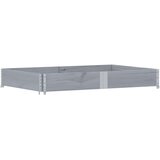 vidaXL Paletni okvir siv 150x100 cm trdna borovina Cene