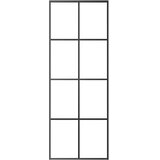  Klizna vrata crna 76 x 205 cm od stakla ESG i aluminija | shoptok.hr
