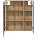  Kupaonski ormar s ogledalom Umjetnička hrastovina | shoptok.hr
