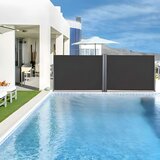 Multi Garden dvostruka bočna tenda 300 × 300 × 180 cm – zaštita od sunca i pogleda, antracit | shoptok.hr