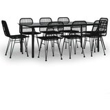  9-dijelni vrtni blagovaonski set od poliratana | shoptok.hr